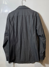 Load image into Gallery viewer, Kenneth Cole Reaction Mens Gray Printed Long Sleeve Dress Shirt Size 16
