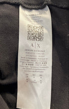 Load image into Gallery viewer, Armani Exchange Mens Black White Short Sleeve Collared Polo Shirt Size Medium
