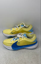 Load image into Gallery viewer, Nike Mens Zoom Freak 5 DX4985-700 Yellow Blue Lace-Up Basketball Shoes Size 7
