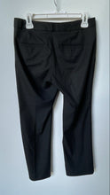 Load image into Gallery viewer, Banana Republic Womens Black Flat Front Slash Pocket Logan Dress Pants Size 4P
