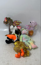 Load image into Gallery viewer, Ty Multicolor Beanie Baby Collectible Stuffed Animals Plush Toys Set Of 5 Pieces

