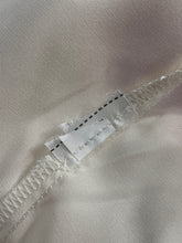 Load image into Gallery viewer, Banana Republic Womens Off White Satin Classic Fit Button-Up Shirt Size PS
