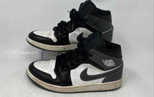 Load image into Gallery viewer, Nike Mens Air Jordan 1 Mid SE 852542-011 White Black Gray Sneaker Shoes Size 8
