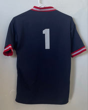 Load image into Gallery viewer, Cooperstown Dreams Park Mens Navy Blue Little Majors #1 Baseball T-Shirt Size S

