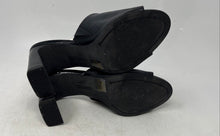 Load image into Gallery viewer, Vince Camuto Womens Alyysa Black Leather Open Toe Slip-On Mule Sandals Size 7M
