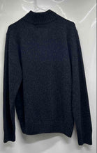 Load image into Gallery viewer, Daniele Blasi Mens Navy Blue Long Sleeve Quarter Zip Pullover Sweater Size M
