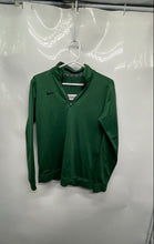 Load image into Gallery viewer, Nike Mens Green Long Sleeve Quarter-Zip Pullover Activewear Top Size Small
