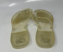 Load image into Gallery viewer, Authentic Tory Burch Womens Mini Miller Clear Thong Sandals Size 8 Stained
