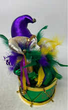 Load image into Gallery viewer, Grand Casino Mardi Gras Clown Jester Porcelain Musical Doll In Box
