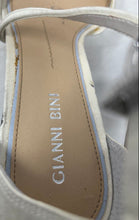 Load image into Gallery viewer, Gianni Bini Womens Corrielle White Leather High Platform Heels Size 9.5M
