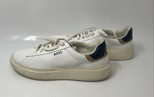 Load image into Gallery viewer, Hugo Boss Mens Amber 50498568 White Lace-Up Low Top Sneakers Shoes Size EUR 38

