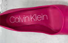 Load image into Gallery viewer, Calvin Klein Womens Gayle Pink Leather Pointed Toe Slip-On Pump Heels Size 7.5
