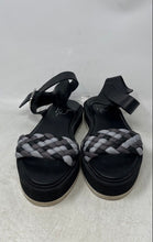 Load image into Gallery viewer, AGL Womens Mirea Black Gray Leather Open Toe Ankle Strap Sandals Size EUR 37
