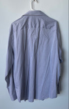 Load image into Gallery viewer, Calvin Klein Mens Gray Herringbone Regular Fit Dress Shirt Size XL 17.5 34/35
