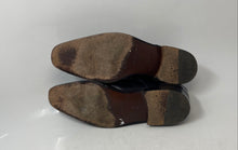 Load image into Gallery viewer, Mercanti Fiorentini Mens Black Leather Cap Toe Oxford Dress Shoes Size 8M
