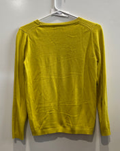 Load image into Gallery viewer, Banana Republic Womens Yellow Long Sleeve Round Neck Pullover Sweater Size XS

