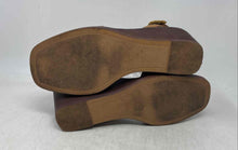 Load image into Gallery viewer, Crown Vintage Womens Railynn Brown Wedge Heel Ankle Strap Sandals Size 9.5M
