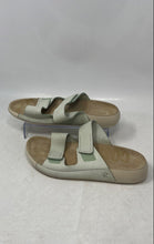 Load image into Gallery viewer, Ecco Womens 2nd Cozmo Pale Green Beach Slip-On Flat Slide Sandals Size 7.5
