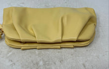 Load image into Gallery viewer, Charming Tailor Womens Yellow Faux Leather Inner Pockets Zipper Clutch Purse
