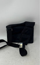 Load image into Gallery viewer, Nine West Mens Hi-Tech Black Adjustable Strap Zipper Crossover Crossbody Bag
