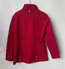 Load image into Gallery viewer, Vince Camuto Womens Red Long Sleeve Full-Zip Quilted Jacket Size Large
