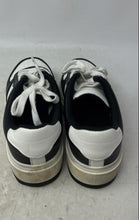 Load image into Gallery viewer, Madden Girl Womens Natalie White Black Low Top Lace-Up Sneaker Shoes Size 8.5
