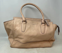 Load image into Gallery viewer, Coach Womens Pink Leather Inner Pocket Double Handle Big Satchel Handbag

