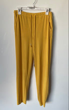 Load image into Gallery viewer, Express Womens Yellow Elastic Waist Drawstring Mid-Rise Ankle Pants Size XS
