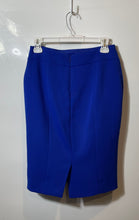 Load image into Gallery viewer, The Limited Womens Royal Blue Back Zip Slit Straight &amp; Pencil Skirt Size 0
