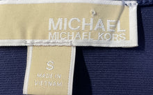 Load image into Gallery viewer, Michael Kors Womens Blue Eyelet Long Sleeve Blouse Top Size Small
