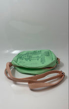 Load image into Gallery viewer, Disney Girls Green Printed Adjustable Strap Zip Top Lined Crossbody Bag
