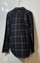 Load image into Gallery viewer, Levi's Mens Black Plaid Long Sleeve Collared Jackson Button-Up Shirt Size XL
