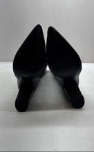 Load image into Gallery viewer, Givana Womens Model LA-208 Black Faux Leather Knee High Biker Boots Size 40
