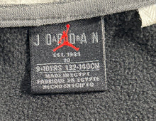 Load image into Gallery viewer, Jordan Boys Gray Black Pockets Long Sleeve Stretch Full Zip Hoodie Sz 9-10 Years
