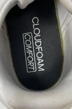 Load image into Gallery viewer, Adidas Womens Cloudfoam Comfy IH3612 White &amp; Gold Tone Sneaker Shoes Size 8.5
