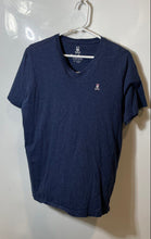 Load image into Gallery viewer, Psycho Bunny Mens Blue Heather Cotton Short Sleeve V-Neck T-Shirt Size 5
