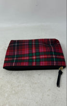 Load image into Gallery viewer, Victoria's Secret Womens Red Green Plaid Card Holder Zipper Pouch Wallet
