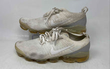 Load image into Gallery viewer, Nike Mens Air VaporMax Flyknit 3 Creamy White Sneakers Shoes No Size
