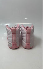 Load image into Gallery viewer, Nike Girls Air Jordan 12 Retro White Pink Leather Sneakers Shoes Size 12C
