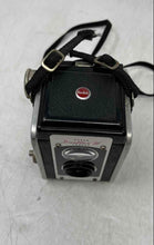 Load image into Gallery viewer, Vintage Kodak Duaflex III Black Silver Twin-Lens Reflex Box Film Camera
