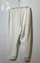 Load image into Gallery viewer, DKNY Womens Off White Flat Front Zip Pocket Drawstring Waist Jogger Pants Size M
