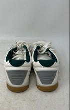 Load image into Gallery viewer, Zara Womens White Green Leather Lace-Up Low Top Round Toe Sneaker Shoes Size 37
