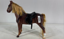 Load image into Gallery viewer, Our Generation 20-Inch English-Style Saddle Brown And White Toy Horse
