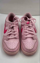 Load image into Gallery viewer, Nike Girls Dunk Low DH9765-600 Pink Leather Lace-Up Sneaker Shoes Size 6.5Y
