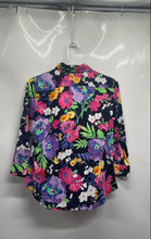 Load image into Gallery viewer, Lauren Ralph Lauren Womens Multicolor Floral Cotton Button-Up Shirt Size PS
