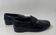 Load image into Gallery viewer, Florsheim Mens Milano Black Leather Slip-On Formal Loafer Shoes Size 10 EEE
