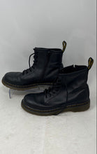 Load image into Gallery viewer, Dr. Martens Unisex Air Wair 8 1460 Black Leather Lace-Up Combat Boots Size M4-W5
