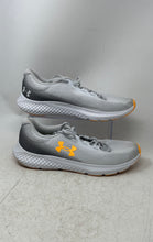 Load image into Gallery viewer, Under Armour Mens Charged Rogue 4 Gray Yellow Sneaker Shoes Size 10.5 No Insole
