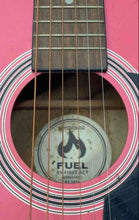 Load image into Gallery viewer, Fuel By First Act EL3036 Pink Floral Adjustable 6 String Acoustic Guitar

