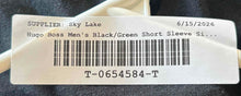 Load image into Gallery viewer, Hugo Boss Mens Black Green Cotton Short Sleeve Crew Neck Pullover T-Shirt Size L
